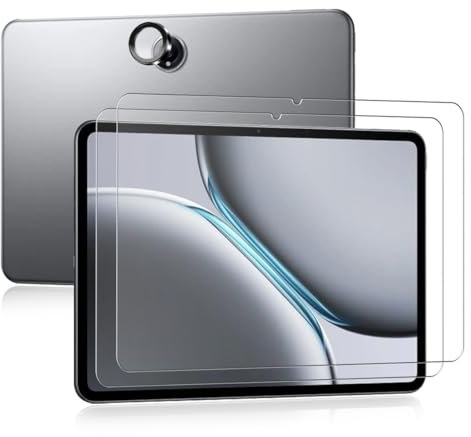 Gelaasso 2+1 Stück Schutzfolie für Oneplus Pad 2 Panzer Schutz Glas und Kameraschutz, 9H Härte Folie, HD Displayschutz, Ultra-klar Panzerfolie für Oneplus Pad 2