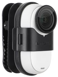 For Insta360 GO 3S, Backpack Clip GO3 Sports Camera Mount 360 Degree Rotating Camera Bracket