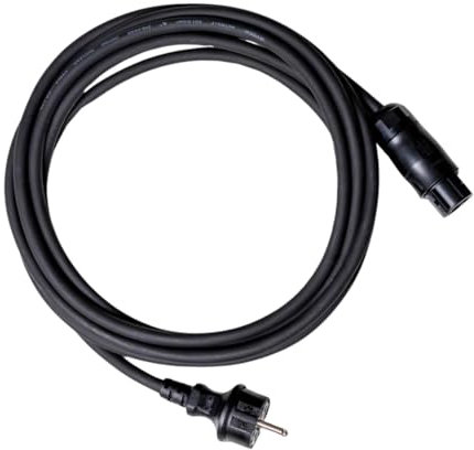 Betteri BC01 15 Meter AC Kabel - Anschlusskabel mit Schuko-Stecker für Balkonkraftwerk Betteri - BC01 Buchse zu Schuko Stecker mit Endkappe zum Anschluss von Mikrowechselrichtern Deye, APsystems, TSUN