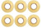 Swiixxer 6 Pack Durchsichtiges Hockey Band Mehrzweck Band Rolle Schienbein Schoner Socken Band Rolle Sport AusrüStung 2,4 cm X 28 M Hockey Sport Geschenke
