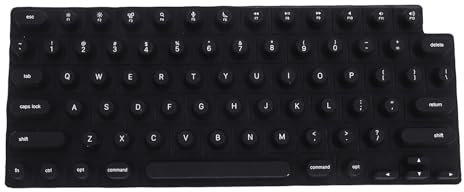 Keyboard Cover for Long Nails, Silicone Raised Keyboard Cover Protector for Nail Art, Comfortable Typing for Long Nails with Tower Shaped Design, Compatible with for OS X Laptop
