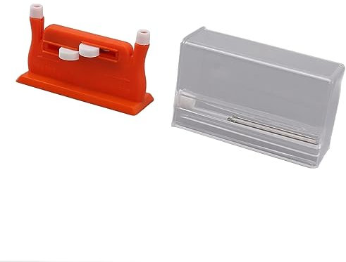 Dispositivo Automatico del Filo Automatico a Doppio Taglio a Doppia Testa per Cucire con 5 per gli Anziani (ORANGE)