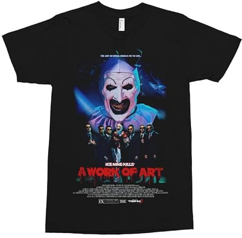 Ice Nine Kills A Work of Art Poster Männer T-Shirt schwarz M