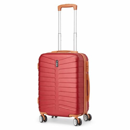 T-LOVENDO.ES Maleta de Cabina 55x34x23 | Viaje Equipaje de Mano avión | 4 Ruedas giratorias | Material ABS Ligero Semirígida | Candado o Cerradura combinación