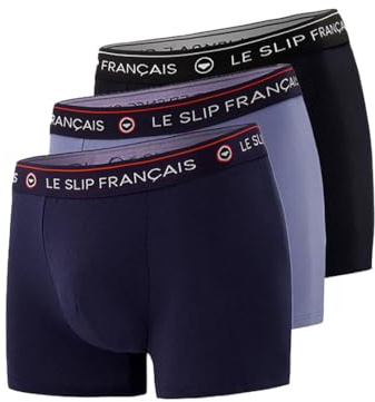 Le Slip Français Lot de 3 Boxers sous-vêtement Homme (Lot de 3)