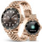 2025 AI Smart Watch, DA GPT Waterproof Round Watch, 1.19 AMOLED Display, 24/7 Heart Rate, Blood Pressure/SpO2/Sleep Tracker, 100+ Sports Fitness Tracke, Compatible Android and iOS Gold Metal
