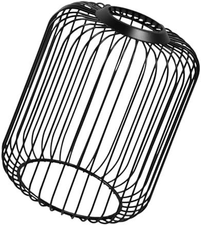 OUNONA Hollow out Pendelleuchte Lampenschirm aus Dekorativer Lamellen Lampenschirm für Zuhause für Verschiedene Innenräume und DIY Projekte zu Installieren und Langlebig Sorgt