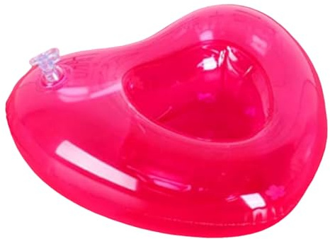 Schwimmende Getränkehalter PVC Herz-Design Auftriebsablage