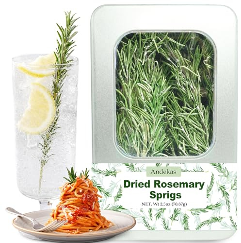 30–35PCS Dried Whole Rosemary Sprigs Natural Spices for Cooking & Baking