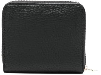 Guess Katya Geldbörse Damen – Portemonnaie aus Kunstleder Schwarz, Geldbeutel mit Kartenfächern und Münzfach, 11 x 10 x 3 cm, BG8362137-BLK