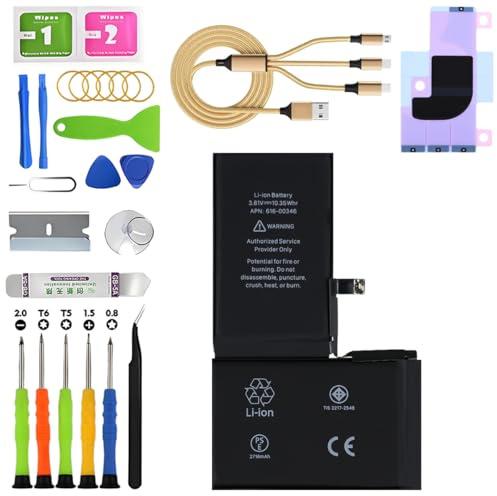 HLYGZX Batterie Akku für iPhone X A1865 A1901 A1902 A1903