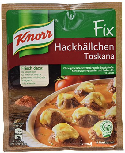 Knorr Fix Hackbällchen Toscana 3 Portionen (23 x 43 g)