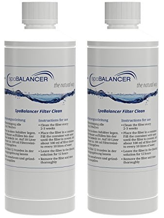 2er-Pack SpaBalancer Filter Clean Classic 0,5 l