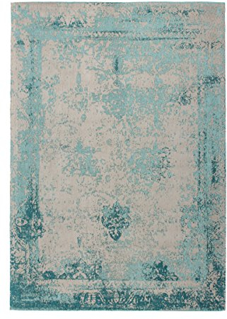 Kayoom Teppich Select 275 Türkis Türkis 80cm x 150cm 50% Baumwolle, 50% Polyester Chenille
