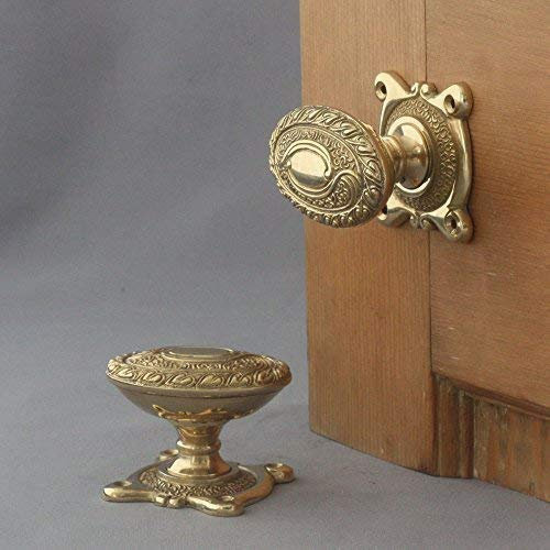 Art Nouveau Oval Door Knobs