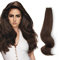 ABH AMAZINGBEAUTY HAIR Tape In Extensions Echthaar Remy Menschenhaarverlängerungen Tape in Semi-permanent 50g 20 Stück Unsichtbar Nahtlos Wiederverwendbare Skin Weft Dunkelbraun Farbe 2 45 cm