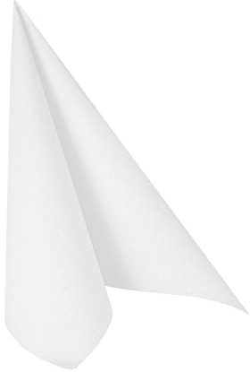 Papstar, 50 Servietten ROYAL Collection 1/4-Falz 25 cm x 25 cm weiss, #86243