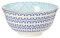 BUTLERS Schale mit Goldrand 520ml gemustertes Geschirr Blau aus Porzellan -ORNAMENTS- Mikrowelle und Spülmaschinegeeignet, Bowl, tiefe Teller, Suppenschalen, Schüsseln für Obst, Müsli oder Dekoration
