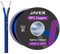 JAVEX Speaker Wire 14-Gauge [2.11mm2] [0.16mm Strands Oxygen-Free Copper 99.9%] Stranded Copper, Blue/Black, Cable for Hi-Fi Systems, Amplifiers, AV receivers and Car Audio Systems, 76.25M