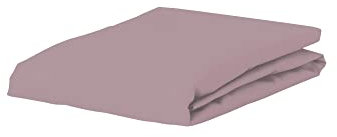 ESSENZA Spannbettlaken Satin Flieder, 90x200 cm - 100% Baumwollsatin 220TC - Uni