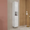 Kiamami Valentina Colonne de Salle de Bain sur Pied Blanc Brillant h 198 cm | Easy
