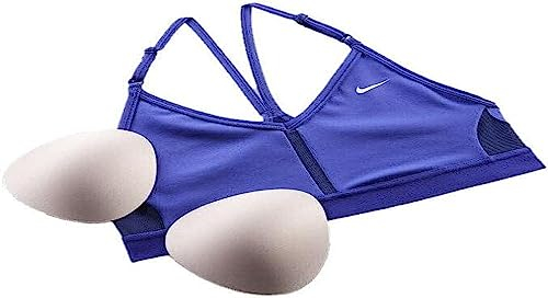 Nike Damen Indy Sport BH, Lapis/Deep Royal Blue/Lapis/Wh, L EU