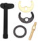5 Pcs/Set Copper Basin Washer Sink Monobloc Mixer Tap Fixing Fitting Kit Mounting Kit Tap Faucet Fixing Fitting Kit for Kitchen Basin Sink (Single Hole)