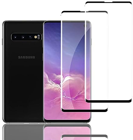 Ydiciv 2 Stück Schutzfolie für Samsung Galaxy S10 Plus Panzer Schutz Glas, [9H Härte Glas], [HD Klar Schutzglas], [No-Bubble], für Samsung Galaxy S10 Plus