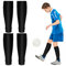 Abeillo 2 Paar Fußball Stutzen für Kinder Schwarze