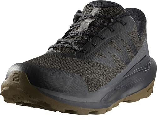Salomon Elixir Tour wasserdichte Herren Wanderschuhe, Optimaler Komfort, Angenehmes Laufgefühl, Wetterfest, Black, 49 1/3