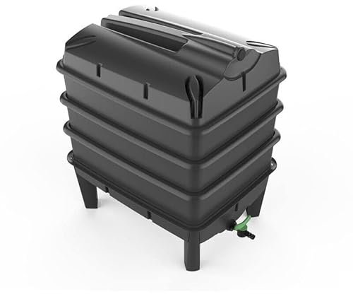 Tiger Wormery Composteur de vers comprenant 250 g de vers – Conçu et fabriqué au Royaume-Uni