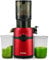 Cold Press Juicer Machines,Fretta Slow Masticating Juicer with 108mm &1.0L Hopper for Whole Fruits and Vegetables,200W Self Feeding High Yield Juice Extractor,PCTG BPA-Free, (Red)