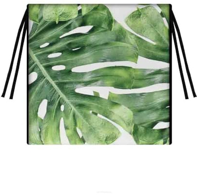 Bertoni Sitzkissen Gartenstuhl Stuhlkissen Outdoor Codura Wasserdicht 40 x 40 cm Sitzauflage Gartenmöbel Abnehmbarer Bezug Waschbar Galapagos Day Tip