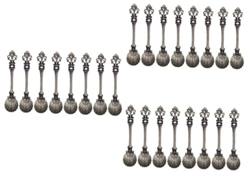 TOPBATHY 24 Pz cucchiaino da caffè Cucchiaio da dessert vintage bevi un cucchiaio per mescolare cucchiaio da portata cucchiaini da espresso cucchiaio per mescolare d'epoca cucchiaio d'epoca