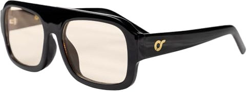 OS SUNGLASSES Lunettes de soleil modèle Roma – Monture en acétate, verres 54 mm, pont 20 mm, tige 145 mm, Rome Jaune, L