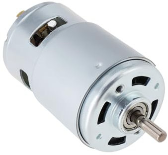 Create idea 1Pc 775 Moteur à Courant Continu 12V-36V 12000 RPM Haute Puissance Haute Vitesse Moteur à Arbre Rond pour Drone Tondeuse à Gazon Outils Électriques 98x42x5mm