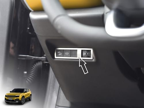Copertura In Acciaio per Jeep.Avenger | Interruttori Decor | 1 Pezzo Longitude Altitude Summit Avenger Accessori Tuning
