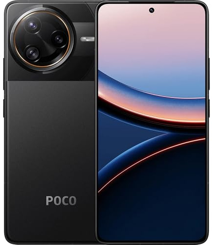 XIAOMI POCO F7 Ultra 5G smartphone, 12+256GB, Nero, 50MP fotocamera principale, 5300 mAh batteria (tipi) con 120 W HyperCarge, IP68, caratteristiche AI (senza caricabatterie incluso)