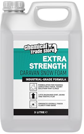 Chemical Trade Store Caravan Snow Foam 5L | High-Foaming Pre-Wash, For Caravans & Motorhomes, Streak-Free, Non-Abrasive