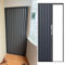 Porta a fisarmonica in alluminio con serratura, per interni salvaspazio, per cucina e bagno, disponibile in diverse misure, 70 x 210 cm