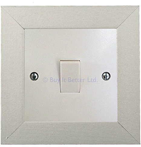 Self Adhesive Light Switch Surround in Green Primer - Ready for Paint