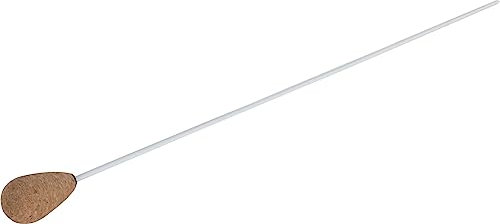 Classic Cantabile Taktstock mit geradem Korkgriff und weißem Kunststoffschaft (Gesamtlänge: 38,5 cm, Grifflänge: 4, 6cm, Griffdurchmesser max. 2,5 cm)