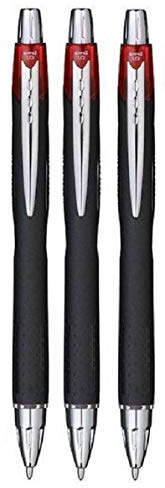 Uni Ball Red Jetstream Retractable Broad Rollerball Pen SXN-210 (Pack Of 3)