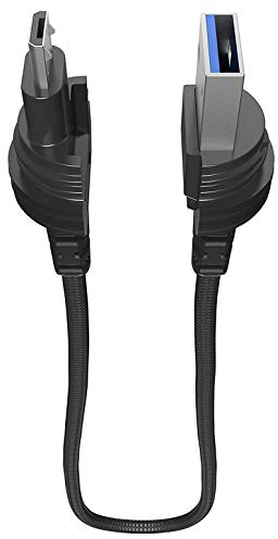 LifeProof LIFEACTÍV USB A-Micro B Lanyard Cable - Retail Packaging - Black