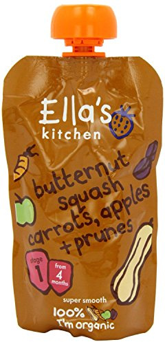Ella'S Kitchen Butternut Squash Carrots, Apples + Prunes 120G - Pack of 2