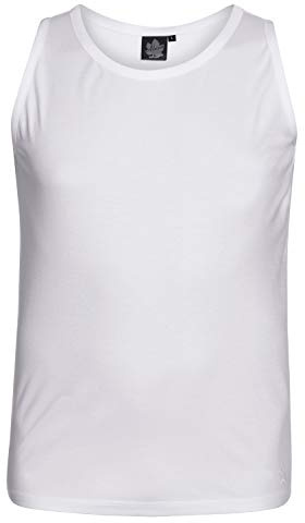 Ahorn Achselshirt in weiß Übergröße, Größe:3XL