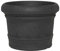 Floralo Pflanztopf Lucca frostsicher, rund, schwarz / granit, 50 xH38 cm