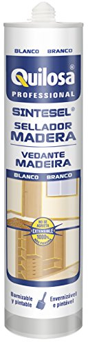 Quilosa T006775 Sellador en base acuosa para juntas de madera, Blanco