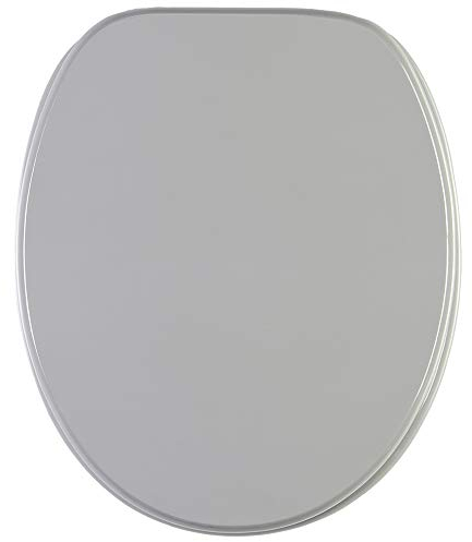 Sanilo Soft Close Toilet Seat, Wide Choice of New Toilet Seats, Stable Hinges, Easy to Mount (Grey)