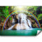 Papier peint murando intissé 350x256 cm Décoration Murale XXL Poster Tableaux Muraux Tapisserie Photo Trompe l'oeil nature paysage cascade arc en ciel c-C-0007-a-b